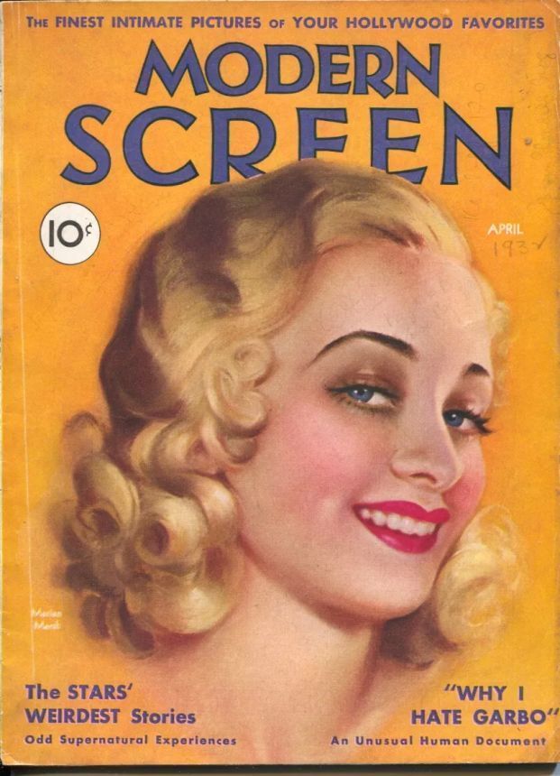 MODERN SCREEN magazine cover Issue 17 April 1932